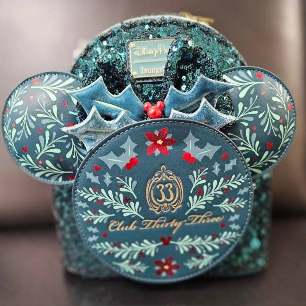 ISO Disney Club 33 2024 Holiday Loungefly & Ears